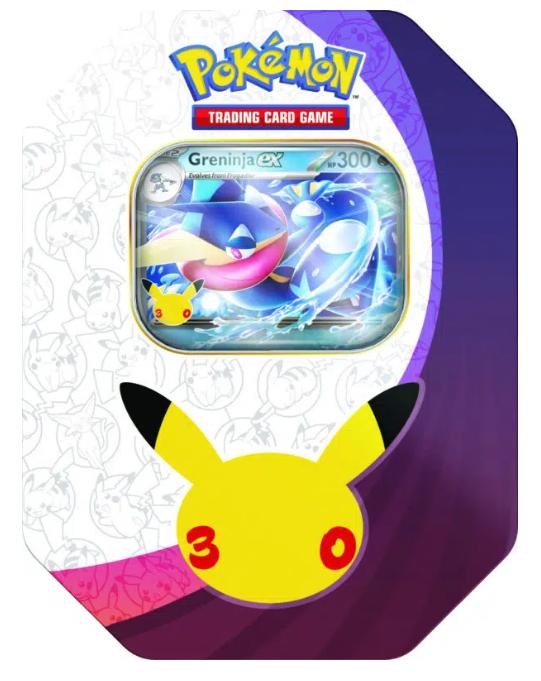 Pokémon – 30th Anniversary Tin – Greninja ex – EN