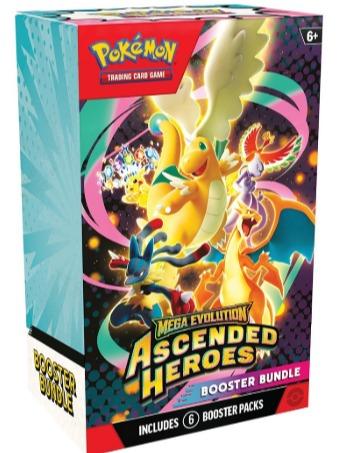 Lot de boosters Héros Ascendus-Méga-Évolution (6 paquets)