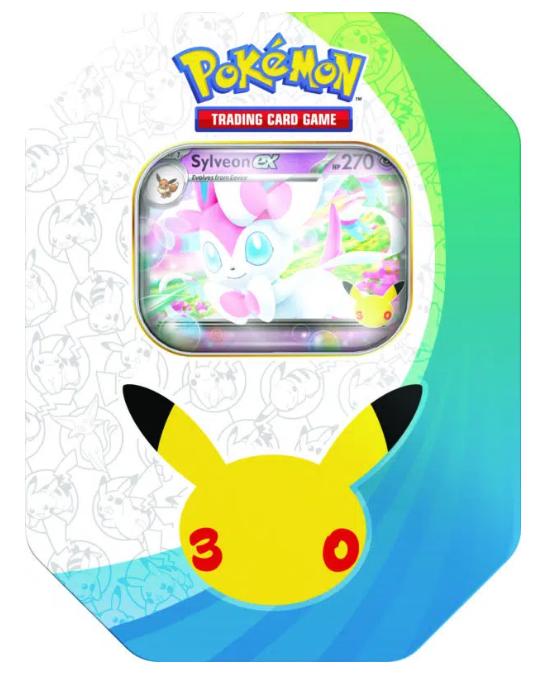 Pokémon – 30th Celebration – Pokémon ex Tin – Sylveon ex – EN