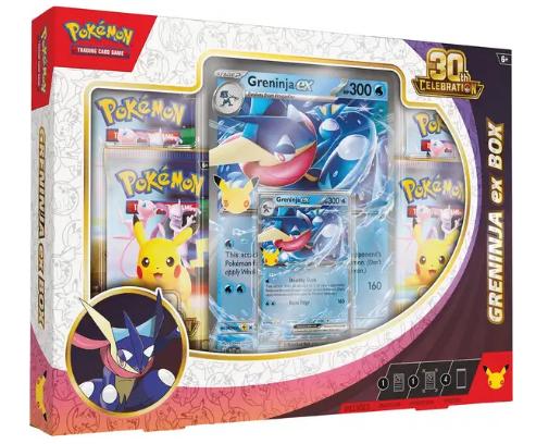 Pokémon – Célébrations du 30e anniversaire – Coffret Greninja-ex – EN