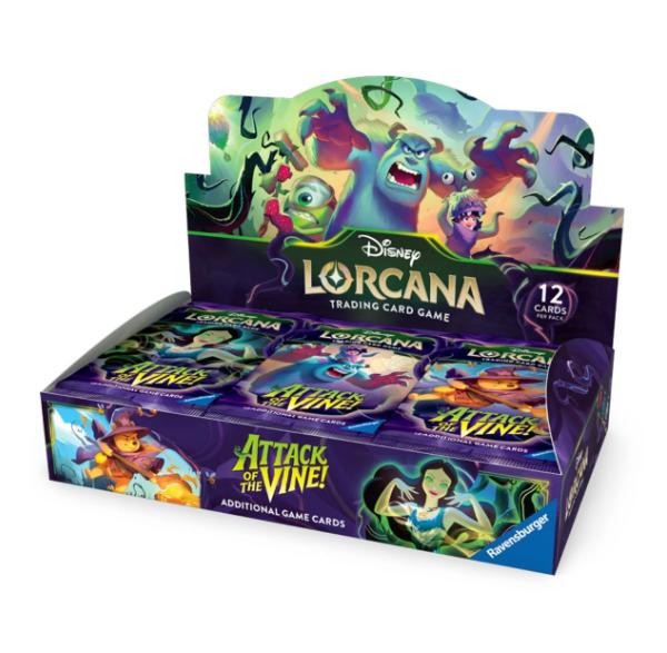 Disney Lorcana – Attack of the Vine Booster Box (24 Boosterpacks)