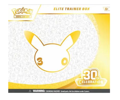 Pokémon – Célébrations du 30e anniversaire – Coffret Dresseur d’élite (ETB) – EN